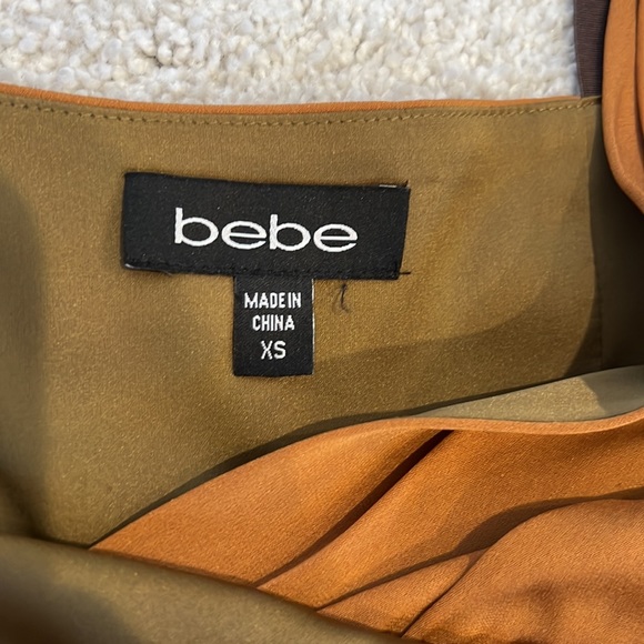 BEBE embellished animal print mini dress - Picture 5 of 6